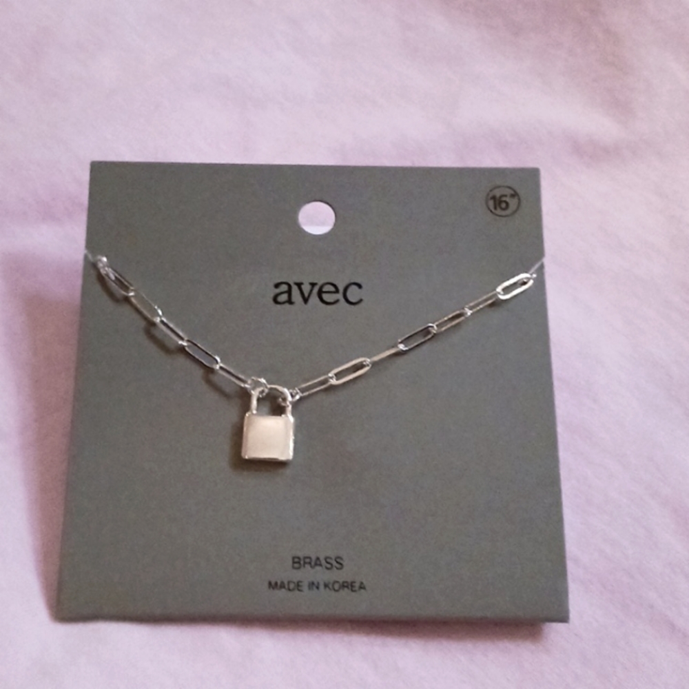 Avec lock bracelet silver